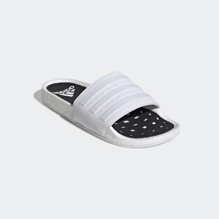 Chanclas Adidas Adilette Boost Hombre Blancas | 16DKIQJU