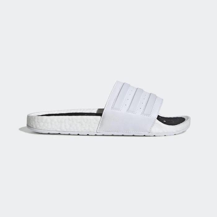 Chanclas Adidas Adilette Boost Hombre Blancas | 16DKIQJU