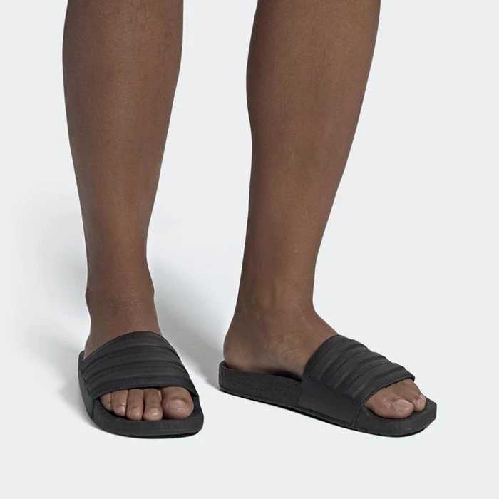 Chanclas Adidas Adilette Boost Hombre Negras | 37ARMXOS