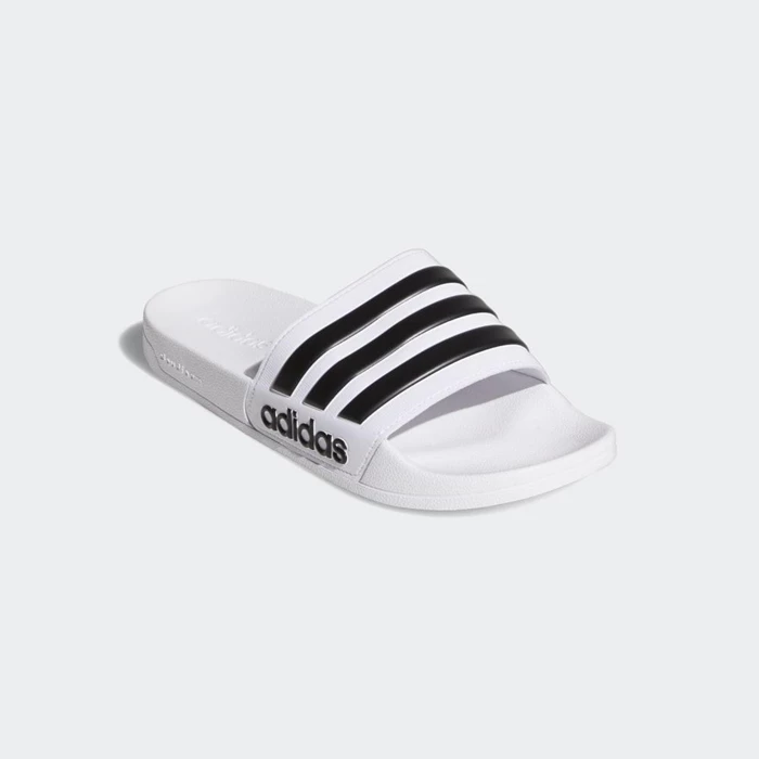 Chanclas Adidas Adilette Cloudfoam Hombre Blancas | 16CRYXBG