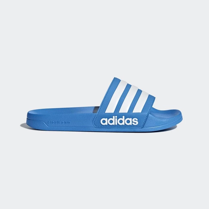 Chanclas Adidas Adilette Cloudfoam Hombre Azules | 23PRQXJW