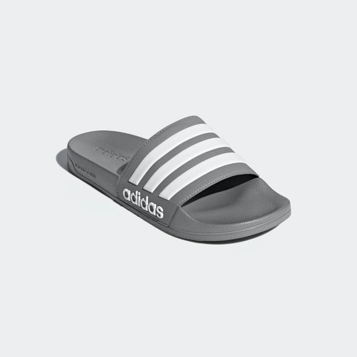 Chanclas Adidas Adilette Cloudfoam Hombre Gris | 78AGNSBQ