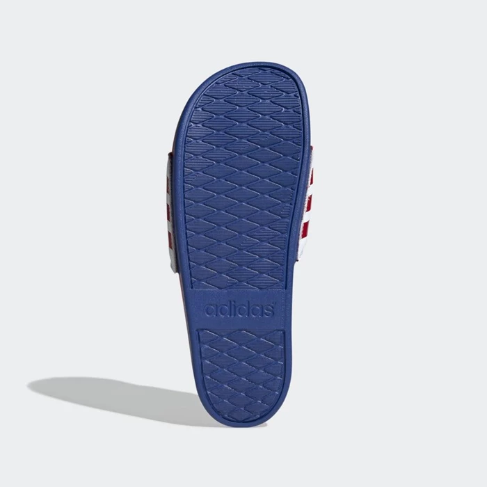 Chanclas Adidas Adilette Comfort Hombre Blancas | 02YKWIRL