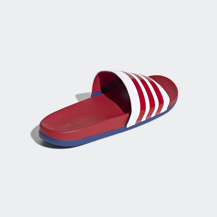 Chanclas Adidas Adilette Comfort Hombre Blancas | 02YKWIRL