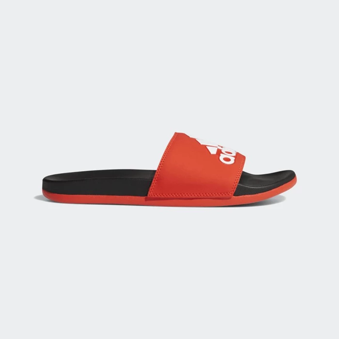 Chanclas Adidas Adilette Comfort Hombre Rojas | 09KSYJNM