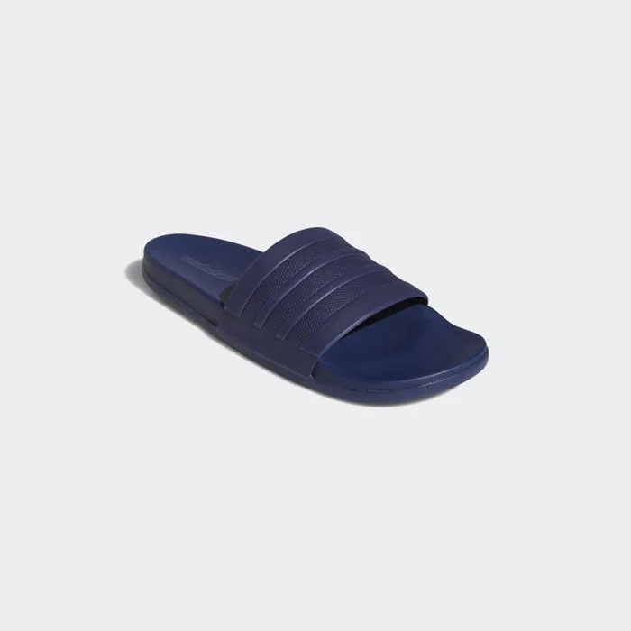 Chanclas Adidas Adilette Comfort Hombre Azules | 42VBHCJQ