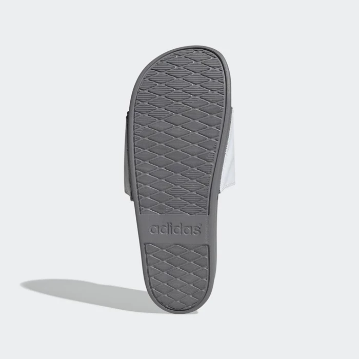 Chanclas Adidas Adilette Comfort Hombre Blancas | 45UCAVWY