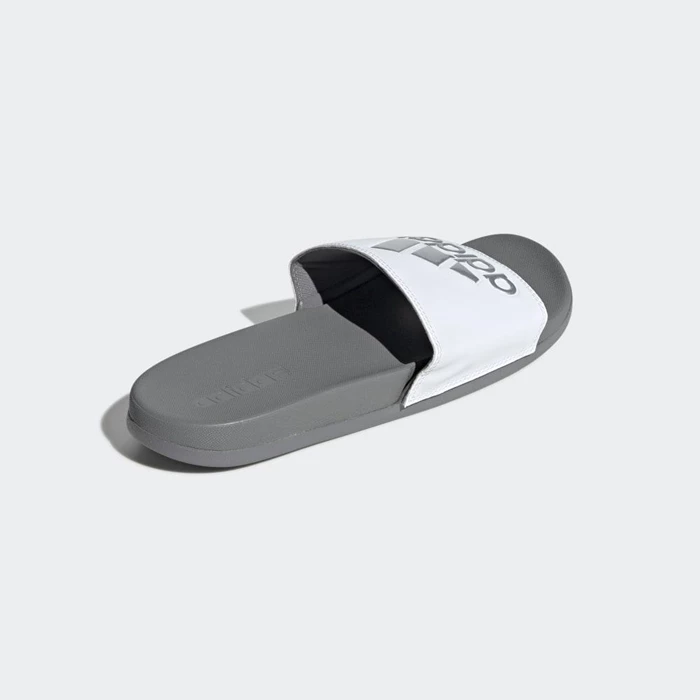 Chanclas Adidas Adilette Comfort Hombre Blancas | 45UCAVWY