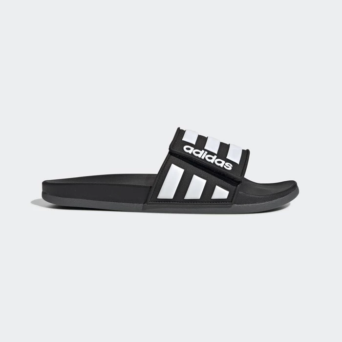 Chanclas Adidas Adilette Comfort Hombre Negras | 49RDONAM