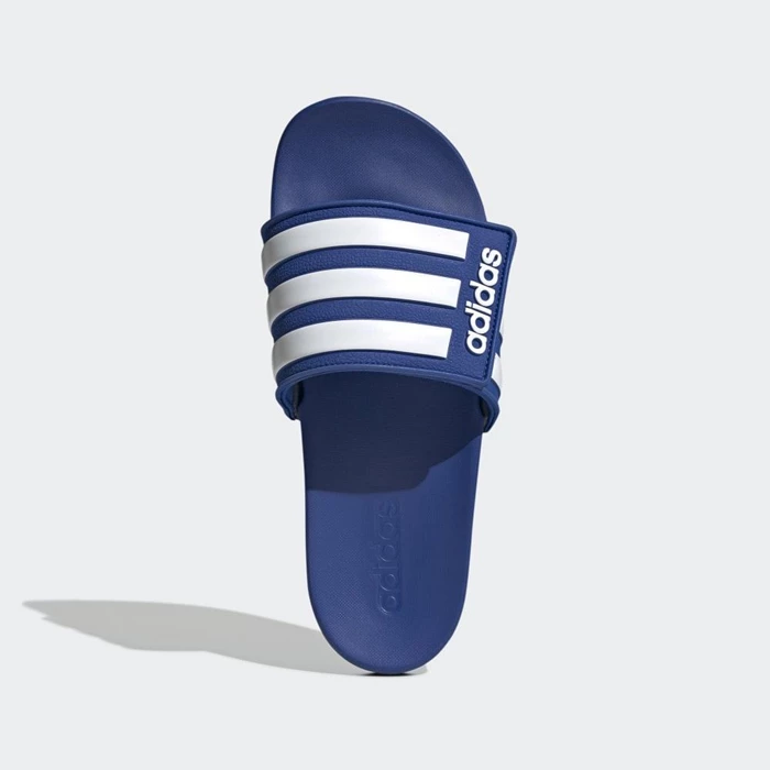 Chanclas Adidas Adilette Comfort Hombre Azules | 71MUXLBQ