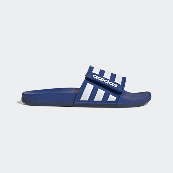 Chanclas Adidas Adilette Comfort Hombre Azules | 71MUXLBQ