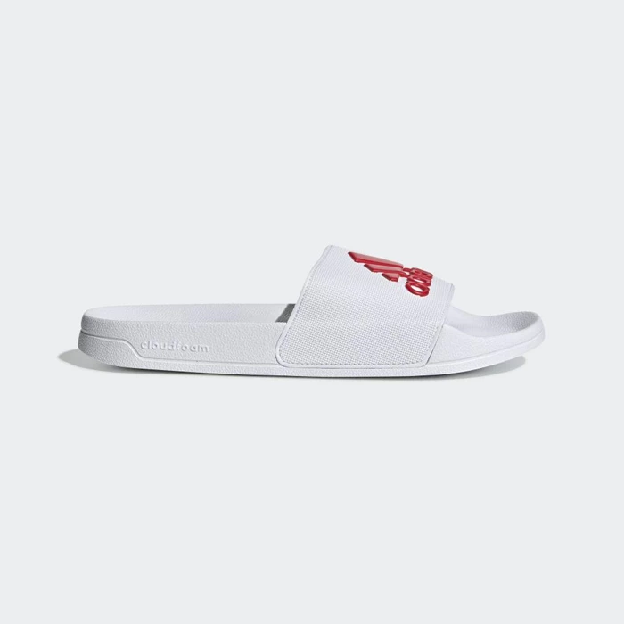 Chanclas Adidas Adilette Shower Hombre Blancas | 18UZSPFT