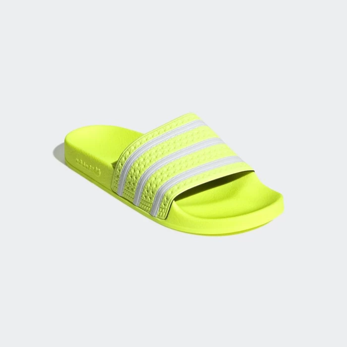 Chanclas Adidas adilette Hombre Amarillo | 80AHMEWS