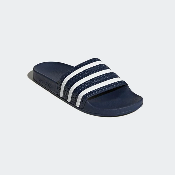 Chanclas Adidas adilette Hombre Azules | 97FZHNQC