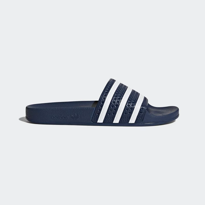 Chanclas Adidas adilette Hombre Azules | 97FZHNQC