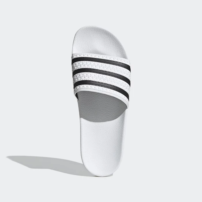 Chanclas Adidas adilette Hombre Blancas | 51QCPMVK