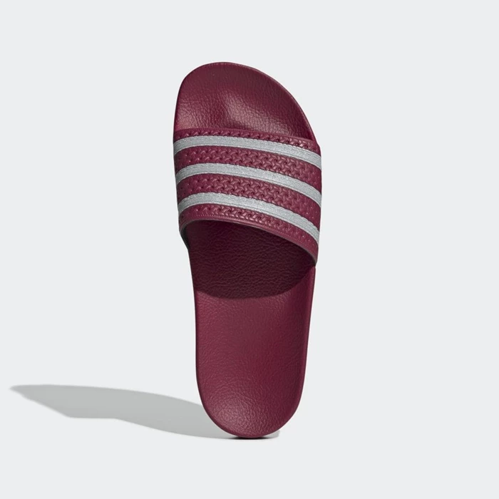 Chanclas Adidas adilette Hombre Burdeos | 20YTECPZ