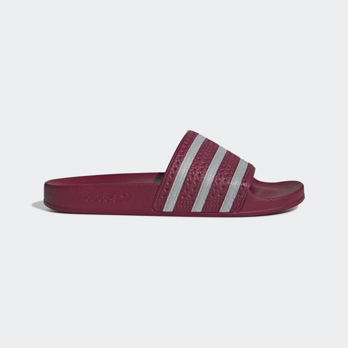 Chanclas Adidas adilette Hombre Burdeos | 20YTECPZ