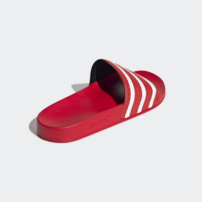 Chanclas Adidas adilette Hombre Rojas | 34XWDJCK