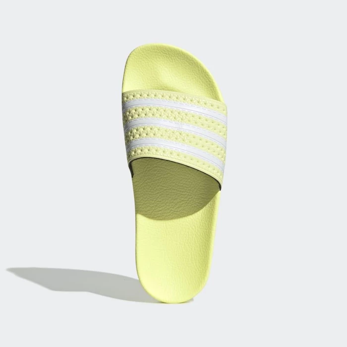 Chanclas Adidas adilette Mujer Amarillo | 06OYDWCM