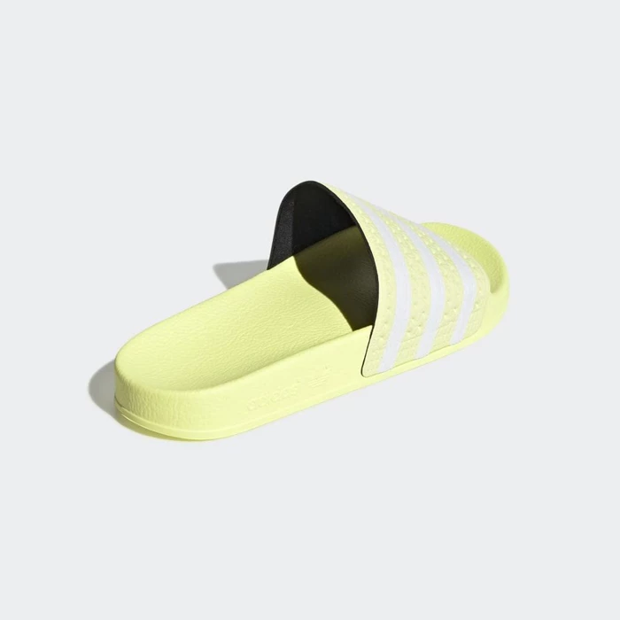 Chanclas Adidas adilette Mujer Amarillo | 06OYDWCM