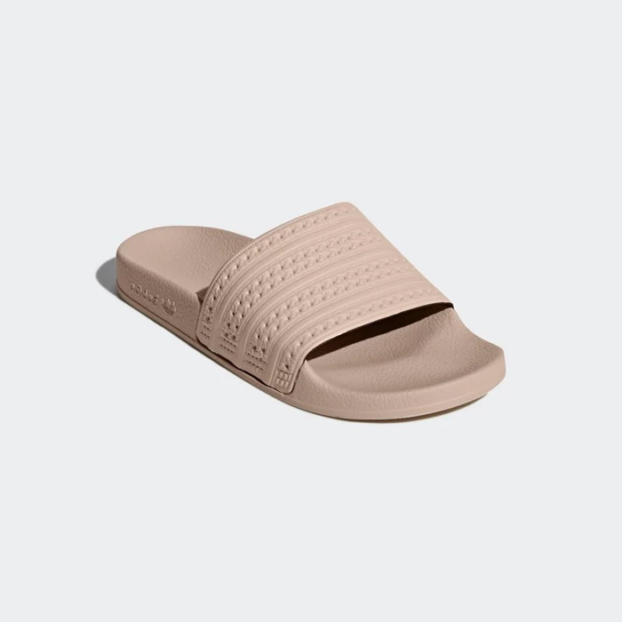 Chanclas Adidas adilette Mujer Beige | 29ICODYM