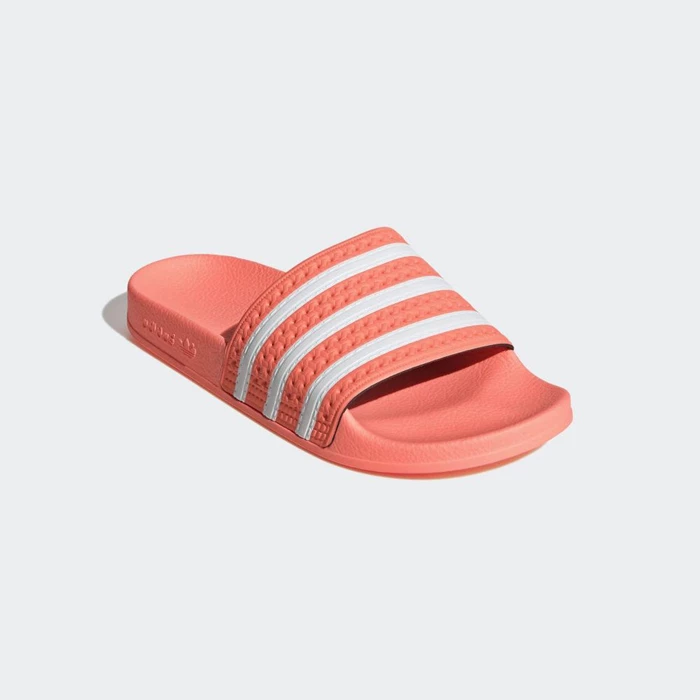 Chanclas Adidas adilette Mujer Naranjas | 37EMGVHZ