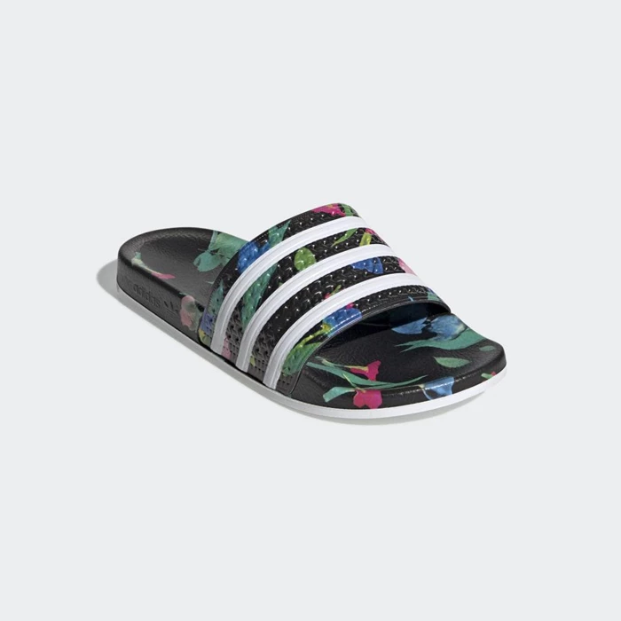 Chanclas Adidas adilette Mujer Negras | 91YZDRCV