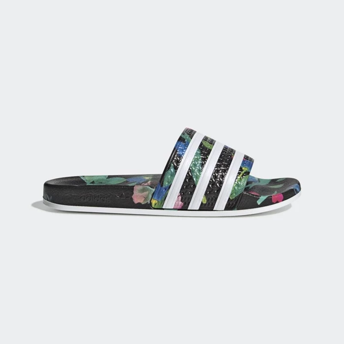 Chanclas Adidas adilette Mujer Negras | 91YZDRCV