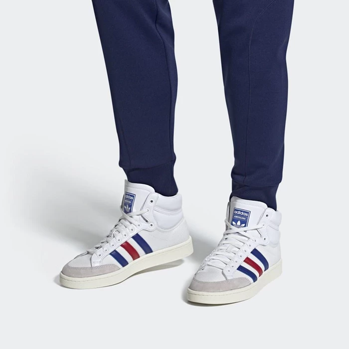 Originales Adidas Americana Hi Hombre Blancas | 75OMVXNC