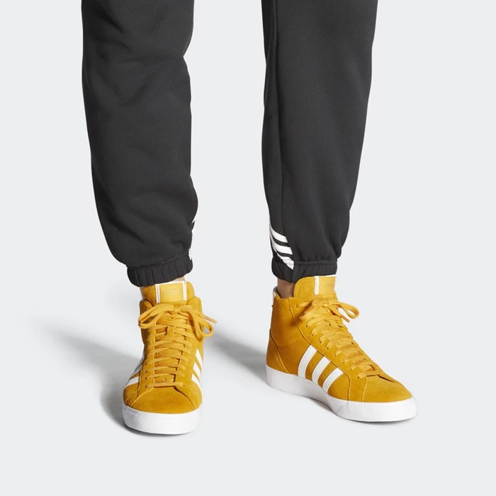 Originales Adidas Basket Profi Hombre Amarillo | 93AWTOQU