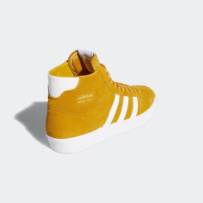 Originales Adidas Basket Profi Hombre Amarillo | 93AWTOQU