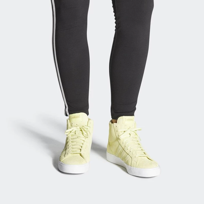 Originales Adidas Basket Profi Mujer Amarillo | 27NRUALJ