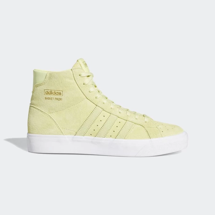 Originales Adidas Basket Profi Mujer Amarillo | 27NRUALJ