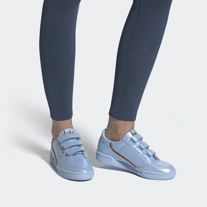 Originales Adidas Continental 80 Mujer Azules | 46UKMZRN