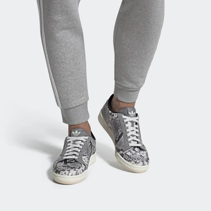 Originales Adidas Continental 80 Mujer Gris | 43PKEWOZ