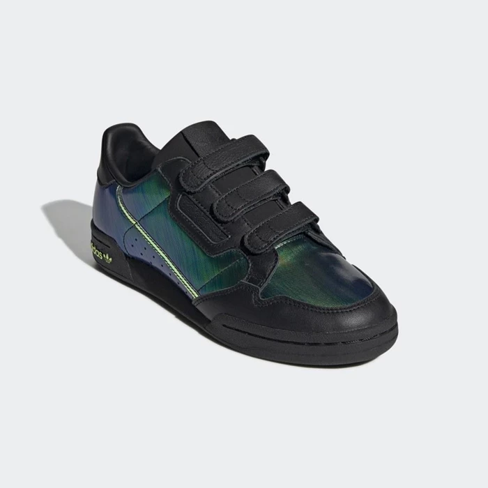 Originales Adidas Continental 80 Mujer Negras | 76KCJSPO