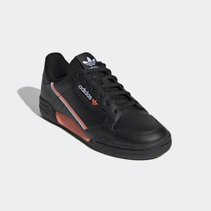 Originales Adidas Continental 80 Niños Negras | 54IQHTOK