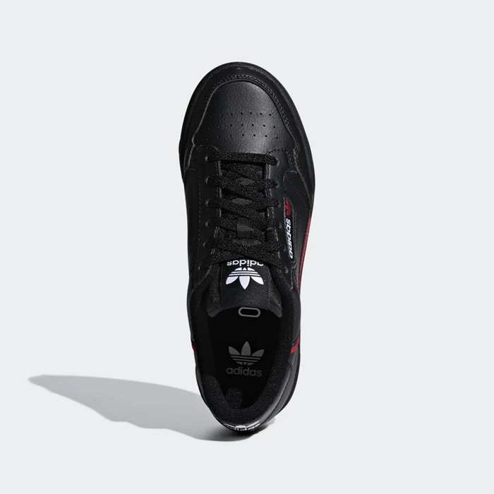 Originales Adidas Continental 80 Niños Negras | 81LEUVSQ