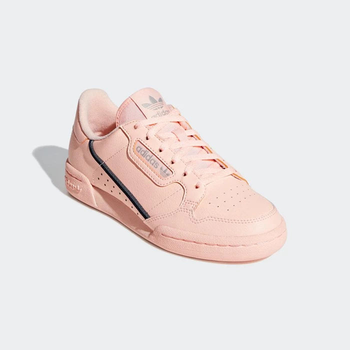 Originales Adidas Continental 80 Niños Rosas | 87JOEYDQ