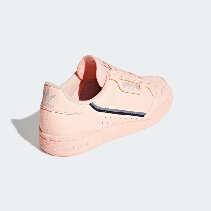 Originales Adidas Continental 80 Niños Rosas | 87JOEYDQ