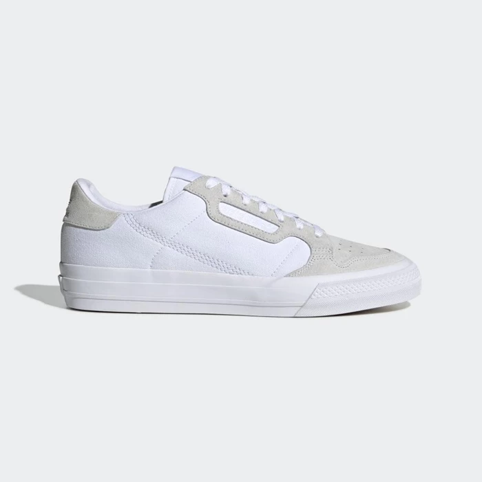 Originales Adidas Continental Vulc Hombre Blancas | 08UHXCVN