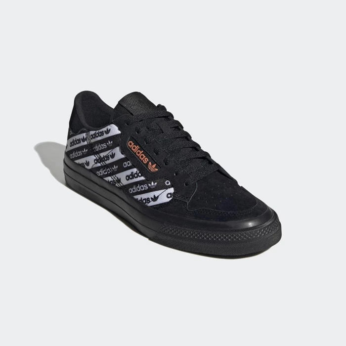 Originales Adidas Continental Vulc Hombre Negras | 18BVDHOJ