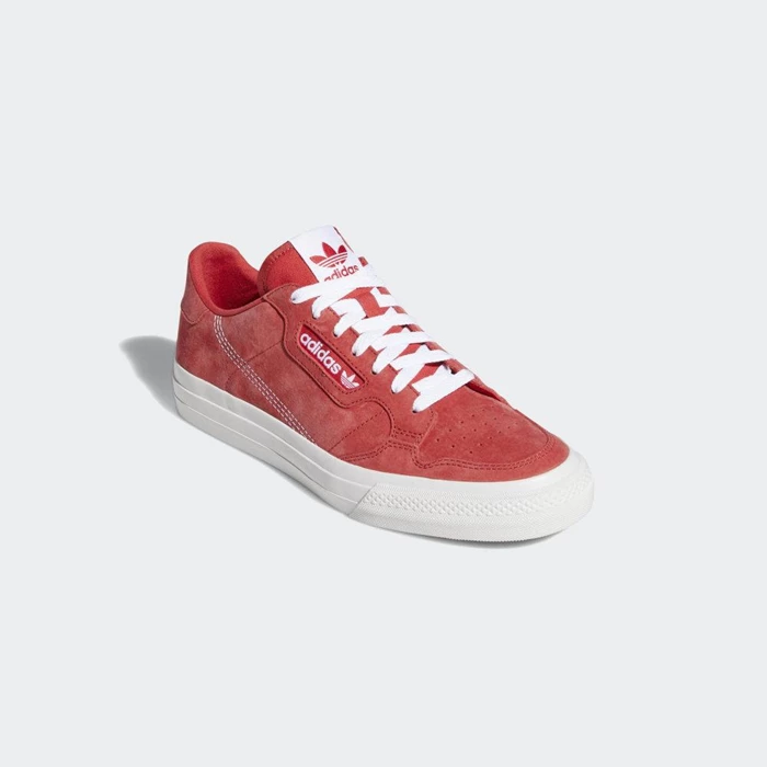 Originales Adidas Continental Vulc Hombre Rojas | 80MYIQNC