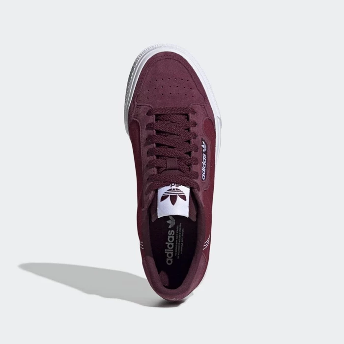 Originales Adidas Continental Vulc Mujer Burdeos | 25NRIOWH