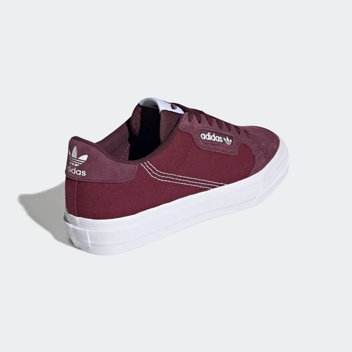 Originales Adidas Continental Vulc Mujer Burdeos | 25NRIOWH