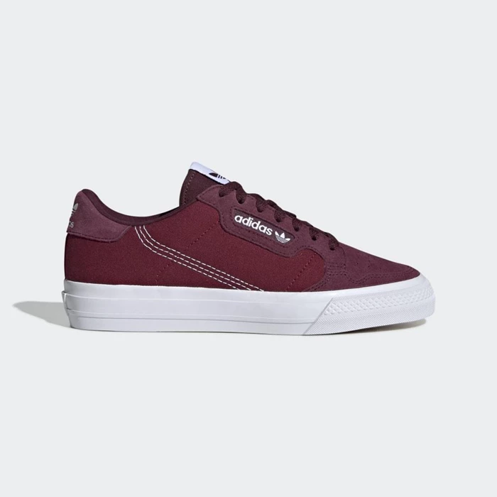 Originales Adidas Continental Vulc Mujer Burdeos | 25NRIOWH