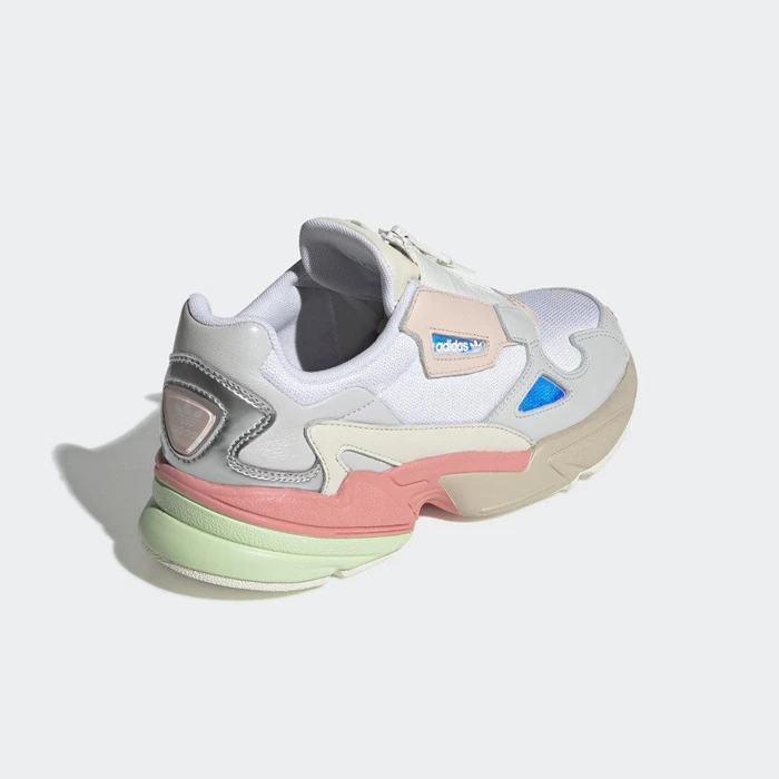 Originales Adidas FALCON ZIP W Mujer Blancas | 82UFKRLZ