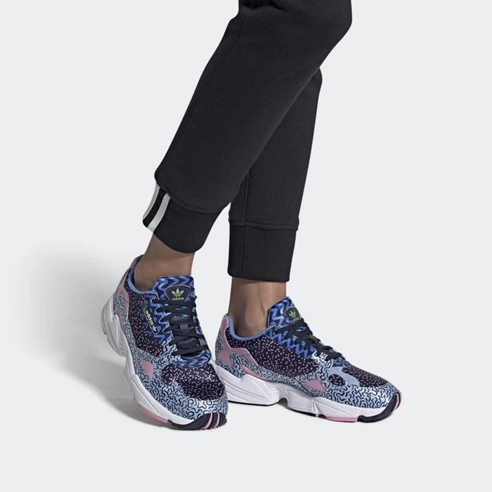 Originales Adidas Falcon Mujer Azules | 15VHMCGI