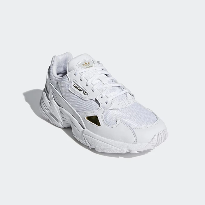 Originales Adidas Falcon Mujer Blancas | 16ZFQJMI